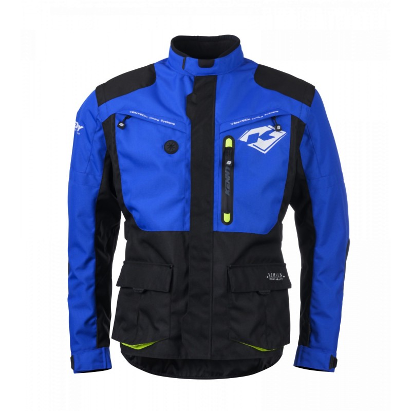 KENNY RACING 2025 KURTKA ADVENTURE/ENDURO MODEL TITANIUM NAVY/NEON YELLOW KOLOR NIEBIESKI/CZARNY ROZMIAR XXL