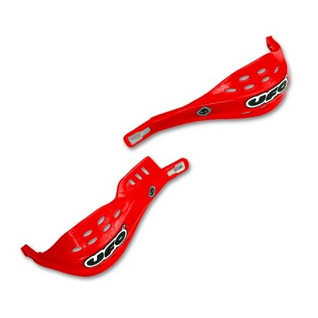UFO OSŁONY RĄK (HANDBARY) ALU JUMPY KOLOR CZERWONY (Z MOCOWANIAMI 28MM)