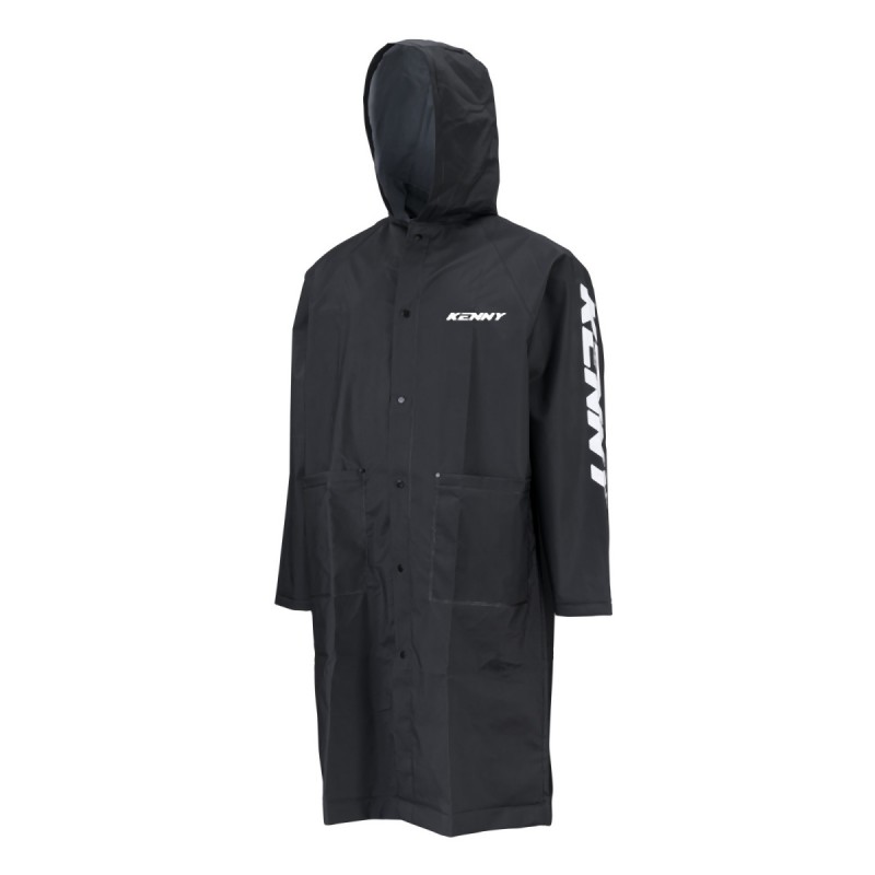 KENNY RACING 2025 PŁASZCZ PRZECIWDESZCZOWY RAIN COAT KOLOR CZARNY ROZMIAR M/L