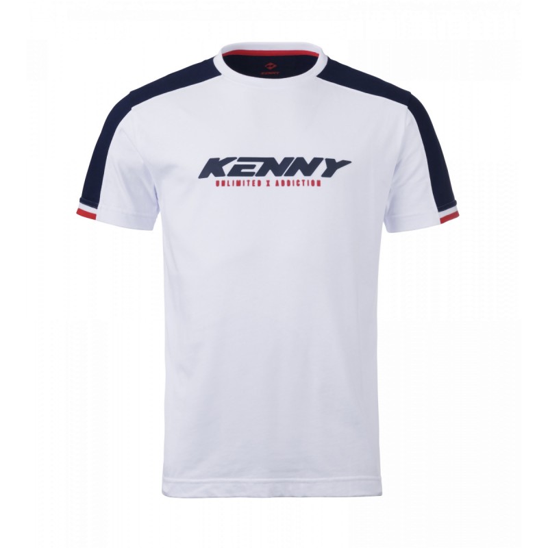 KENNY RACING 2025 KOSZULKA T-SHIRT MODEL DREAM KOLOR BIAŁY/NIEBIESKI ROZMIAR S