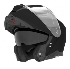 NOX FLIP-UP HELMET NOX KASK SZCZĘKOWY (FLIP-UP) Z BLENDĄ N967 SOLID KOLOR CZARNY POŁYSK ROZMIAR XS