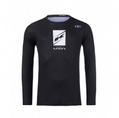 KENNY RACING 2025 KOSZULKA CROSS/ENDURO MODEL TRACK RAW BLACK KOLOR CZARNY/BIAŁY ROZMIAR S