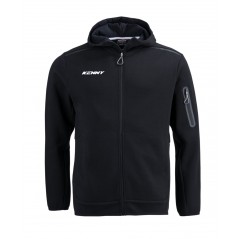 KENNY RACING 2025 BLUZA Z KAPTUREM MODEL CORE BLACK KOLOR CZARNY ROZMIAR XXL