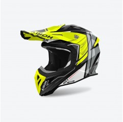 AIROH KASK CROSS / ENDURO / ATV / QUAD AVIATOR ACE 2 ENGINE KOLOR CZARNY/SZARY/ŻÓŁTY FLUO ROZMIAR XL