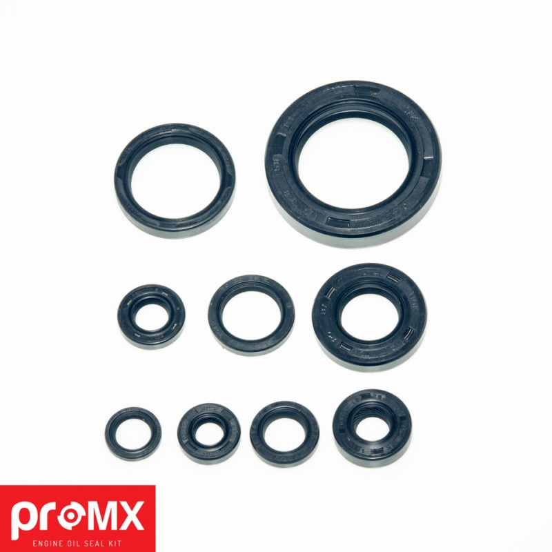 PROMX KOMPLET (ZESTAW) USZCZELNIACZY SILNIKOWYCH HONDA CR 250R (02-07) (9SZT.)