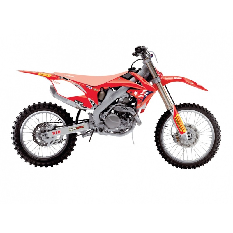 BLACKBIRD KOMPLET NAKLEJEK (OKLEIN) HONDA CRF 250R '10-'13 CRF 450R '09-'12 REPLICA TEAM HRC 24