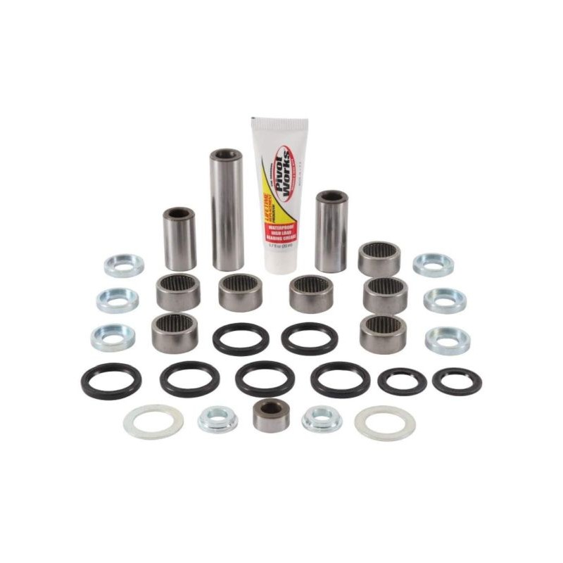 PIVOT WORKS ZESTAW NAPRAWCZY ŁĄCZNIKA (PRZEGUBU) WAHACZA HONDA CR 125/250 02-04, CRF 450R 02-04 - ZASTĘPUJE PWLK-H26-040, PWLK-H