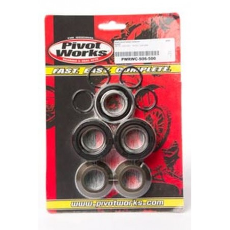 PIVOT WORKS ZESTAW ŁOŻYSK Z TULEJKAMI WODOSZCZELNYMI KOŁA TYLNEGO SUZUKI RM 125 '00-'07