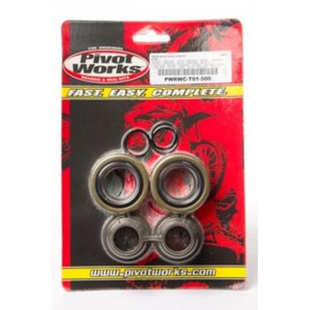 PIVOT WORKS ZESTAW ŁOŻYSK Z TULEJKAMI WODOSZCZELNYMI KOŁA TYLNEGO KTM 200/250/300/380/400/450 EXC,MCX-250 SX-F