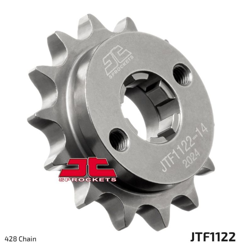 JT ZĘBATKA PRZEDNIA 1122 14 BETAMOTOR RR 125 LC '21-'23, FANTIC XEF / XMF 125 '21-, (112214JT) (ŁAŃC. 428) (OEM: 051.04.000.00.0