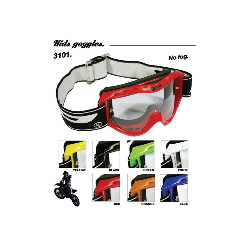 PROGRIP GOGLE PG3101 ATZAKI KID DZIECIĘCE KOLOR ŻÓŁTY (SZYBA PG3111 1MM, NO FOG, ANTI UV) (PG3101YL) (3101-105)