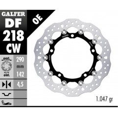 GALFER TARCZA HAMULCOWA PŁYWAJĄCA PRZÓD 290MM KAWASAKI ZX-4RR '24- (290X142X4,5MM)