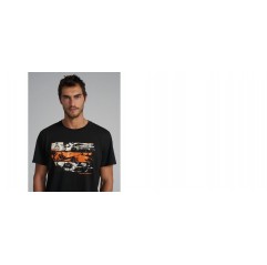 DIVERSE (2025) EXTREME TEAM - DAKAR RALLY KOSZULKA (T-SHIRT) DKR PHOTO DES KOLOR CZARNY ROZMIAR L