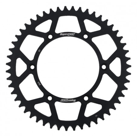 SUPERSPROX ZĘBATKA TYLNA ALUMINIOWA 7075-T6 (ERGAL) 270 51 YAMAHA YZ/YZF '99-'18 (JTR251.51) (JTR245/2.51) KOLOR CZARNY