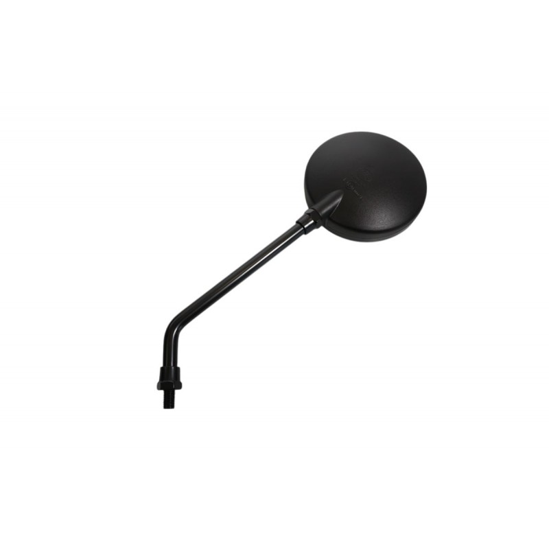 BIKETEC PARTS LUSTERKO LEWE UNIWERSALNE OKRĄGŁE GWINT M10 KOLOR CZARNY