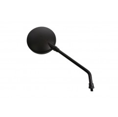 BIKETEC PARTS LUSTERKO PRAWE UNIWERSALNE OKRĄGŁE GWINT M10 KOLOR CZARNY