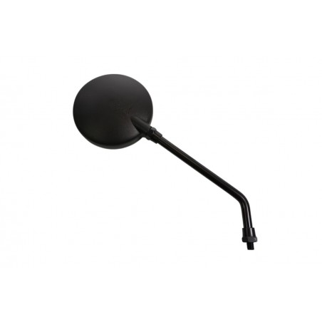 BIKETEC PARTS LUSTERKO PRAWE UNIWERSALNE OKRĄGŁE GWINT M10 KOLOR CZARNY