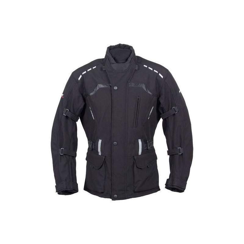 ROLEFF (2021) KURTKA TEKSTYLNA DŁUGA SOFTSHELL MODEL RO1512 (3W1) KOLOR CZARNY ROZMIAR M