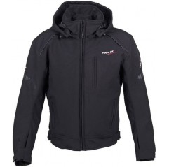 ROLEFF (2021) KURTKA TEKSTYLNA SOFTSHELL KRÓTKA MODEL RO1513 (3W1) KOLOR CZARNY ROZMIAR M