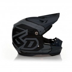 6D HELMETS KASK CROSS/ENDURO MODEL ATR-2 TORQUE CHARCOAL MATTE KOLOR CZARNY/SZARY ROZMIAR S ( 55 - 56 CM )