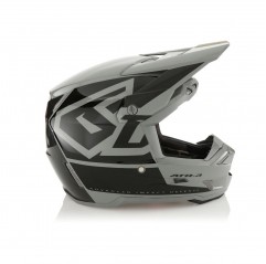 6D HELMETS KASK CROSS/ENDURO MODEL ATR-3 HEX GLOSS BLACK KOLOR CZARNY/SZARY ROZMIAR M ( 57 - 58 CM )