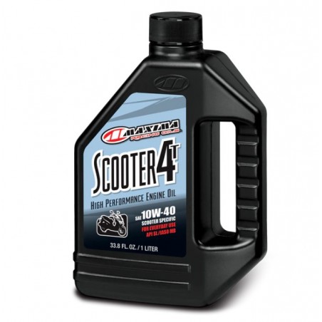 MAXIMA NOWY TOWAR OLEJ SILNIKOWY MINERALNY SCOOTER 4T 10W40 1 LITR (12) (AKC)