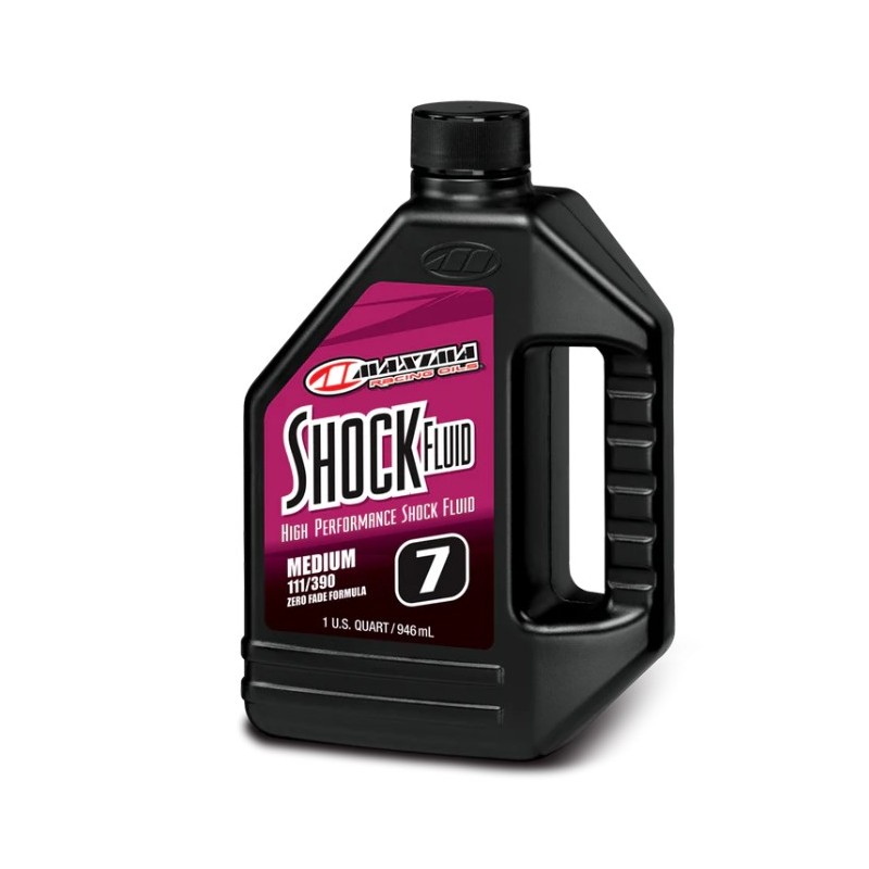 MAXIMA NOWY TOWAR OLEJ DO CENTRALNEGO AMORTYZATORA RACING SHOCK FLUID MEDIUM 111/390 7WT 946 ML (1 LITR) (12) (AKC)