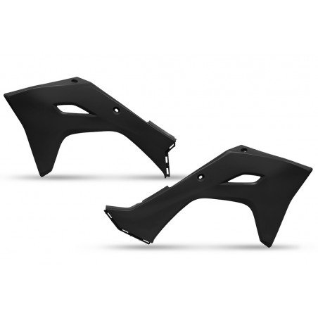 UFO OSŁONY CHŁODNIC KAWASAKI KXF 450 '24, KOLOR CZARNY