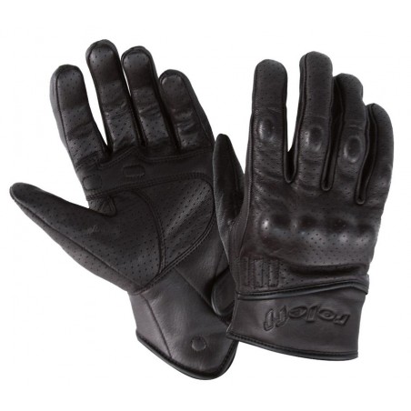 ROLEFF (2021) RĘKAWICE SKÓRZANE KRÓTKIE MODEL RO71 KOLOR CZARNY ROZMIAR XS