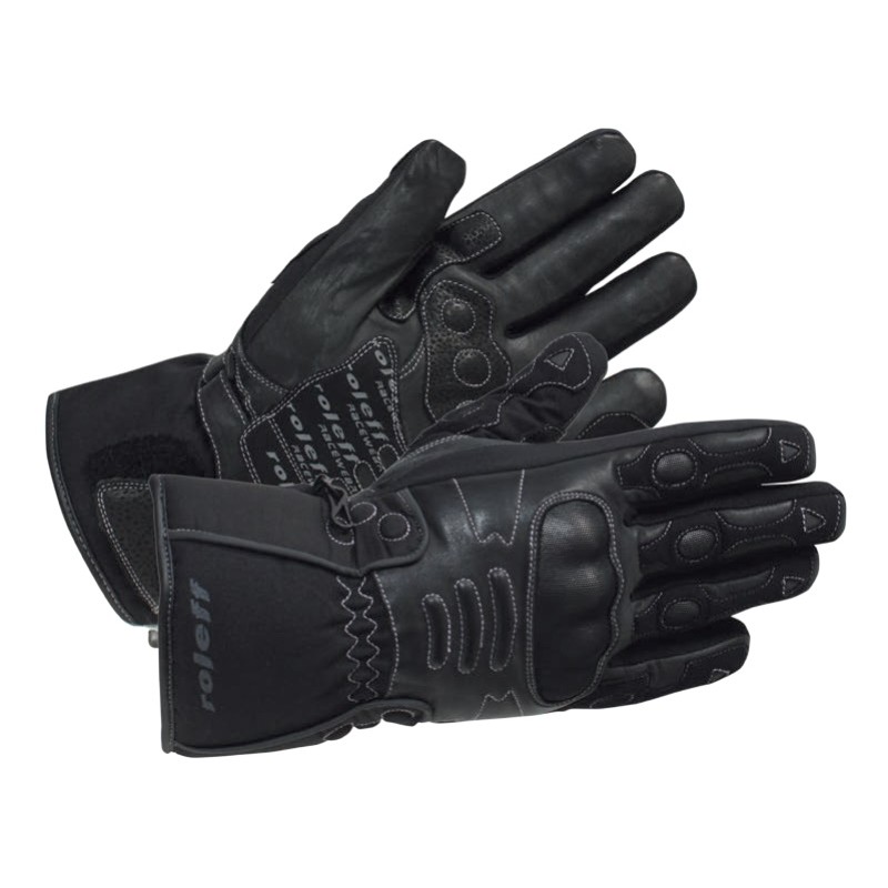 ROLEFF (2021) RĘKAWICE SKÓRZANE MODEL RO83 KOLOR CZARNY ROZMIAR XXL