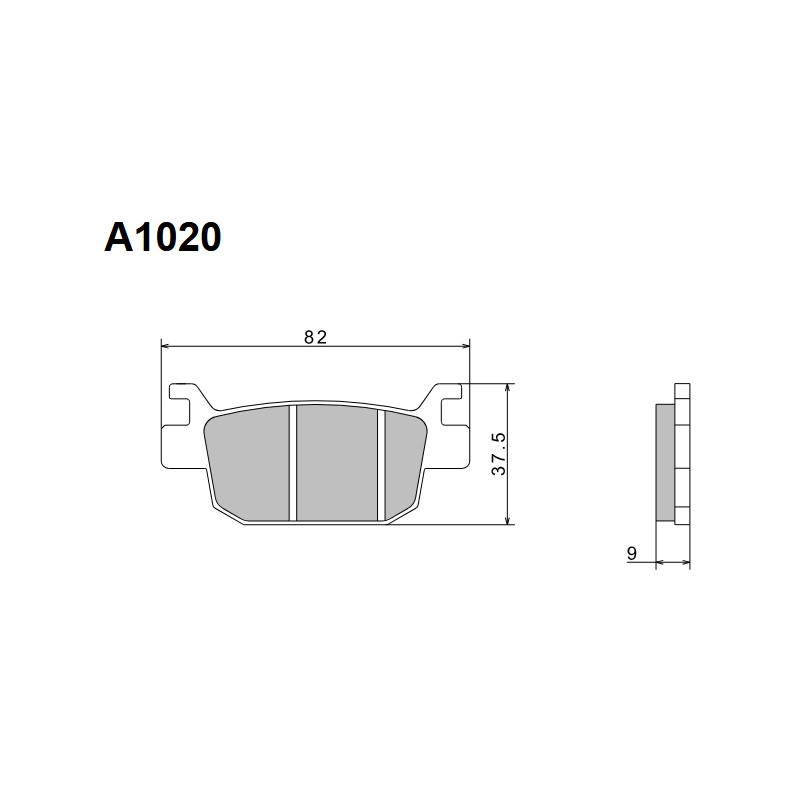 NISSIN 2024/10 KLOCKI HAMULCOWE KH415 PREMIUM SEMI-METALLIC (SPIEK METALICZNY) (ECE R90) (MADE IN JAPAN)