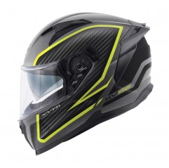 KAPPA 2024/12 KASK KV52 KRONOS INTEGRALNY Z BLENDĄ KOLOR TYTANOWY CZARNY ŻÓŁTY FLUO MAT CARBON LOOK ROZMIAR 56 / S (HOMOLOGACJA 