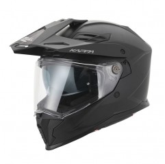 KAPPA 2024/12 KASK KV33 SOLID ENDURO DUAL OFF ROAD Z SZYBĄ I BLENDĄ KOLOR CZARNY MATT ROZMIAR 58 / M (HOMOLOGACJA ECE 22R06)