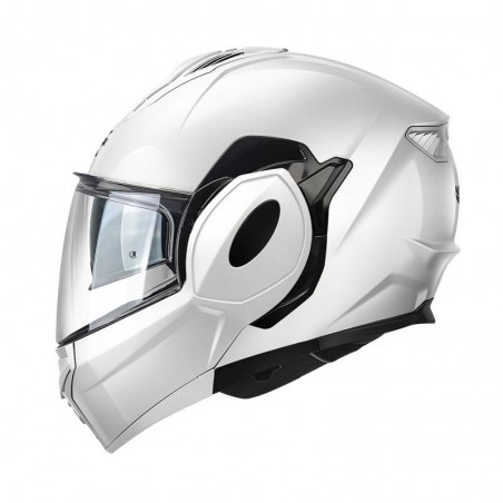 KAPPA 2024/12 KASK KV55 SOLID SZCZĘKOWY MODUŁOWY (FLIP-BACK) Z BLENDĄ KOLOR BIAŁY ROZMIAR 56 / S (HOMOLOGACJA ECE 22R06)