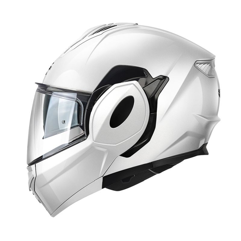 KAPPA 2024/12 KASK KV55 SOLID SZCZĘKOWY MODUŁOWY (FLIP-BACK) Z BLENDĄ KOLOR BIAŁY ROZMIAR 60 / L (HOMOLOGACJA ECE 22R06)