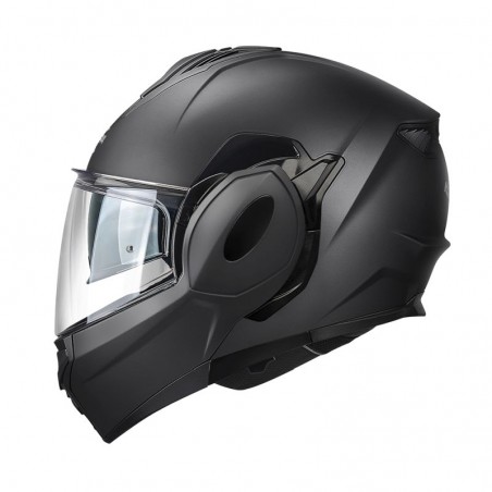 KAPPA 2024/12 KASK KV55 SOLID SZCZĘKOWY MODUŁOWY (FLIP-BACK) Z BLENDĄ KOLOR CZARNY MATT ROZMIAR 61 / XL (HOMOLOGACJA ECE 22R06)