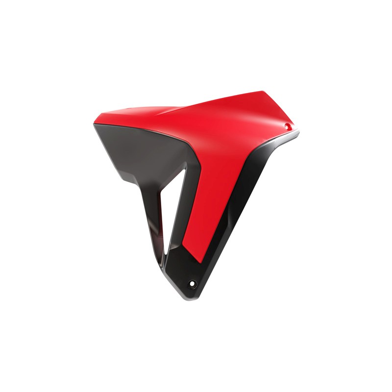 RACETECH (RTECH) 2024/12 RADIATOR SCOOPS RED-BLACK HONDA TRANSALP 750 2024 2025