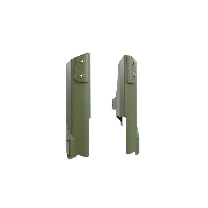 RACETECH (RTECH) 2024/12 FORK PROTECTORS NAVY GREEN HONDA TRANSALP 750 2024 2025