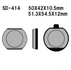 VESRAH KLOCKI HAMULCOWE KH33 PÓŁMETALICZNE KAWASAKI Z400/650/750/1000, KZ900 76-77