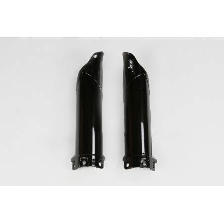 UFO 2024/11 OSŁONY TELESKOPÓW ( AMORTYZATORÓW ) PRZEDNICH KAWASAKI KX 85 '14-'25, KX 100 '14-'21, KX 112 '22-'25 KOLOR CZARNY