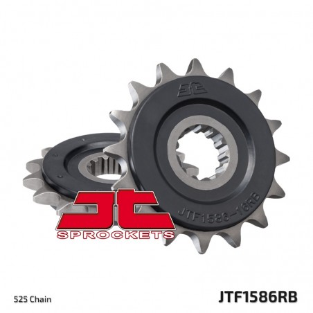 JT ZĘBATKA PRZEDNIA 2142 16 Z GUMĄ YAMAHA R6 '06-'16 (JTF1586.16RB)* (ŁAŃC. 525)