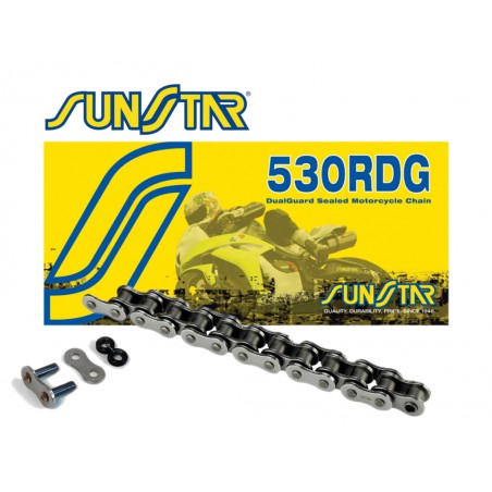 SUNSTAR ŁAŃCUCH 530RDG-112N (50VX) DO 1000 CCM (DG-RING) KOLOR NATURALNY