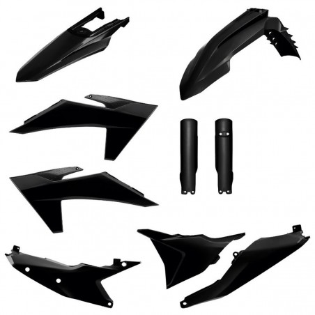 POLISPORT KOMPLET PLASTIKÓW (FULL KIT) KTM EXC/EXC-F/XC-W/XC-WF TBI '24-'25 W ZESTAWIE OSŁONY AMORTYZATORÓW (8352500002) KOLOR C