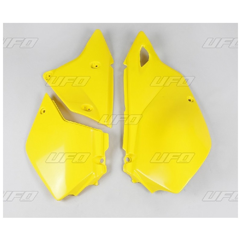 UFO BOCZKI TYLNE SUZUKI DRZ 400E '00-'09 KOLOR ŻÓŁTY