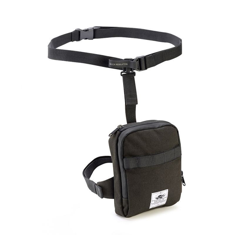 KAPPA 2025/01 TORBA NA UDO 1L (CAFE RACER RAMBLER) (WYS. 18 X SZER. 13 X GŁ. 3CM) KOLOR CZARNY