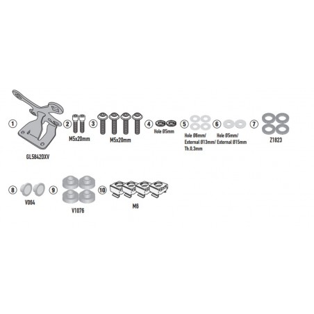KAPPA 2025/01 MOCOWANIE SZYBY 1173SK HONDA CB 650 R '24-,
