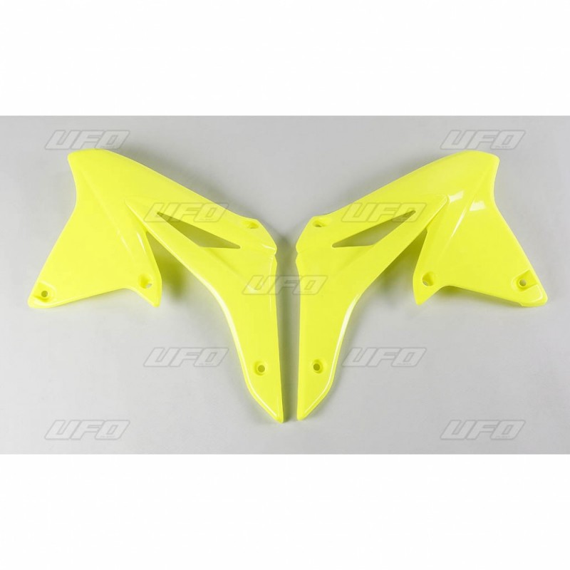 UFO OSŁONY CHŁODNICY SUZUKI RMZ 250 '10-'17 KOLOR ŻÓŁTY FLUO