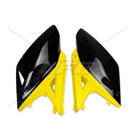 UFO BOCZKI TYLNE SUZUKI RMZ 250 '10-'18 KOLOR OEM 2012 (CZARNY/ŻÓŁTY)