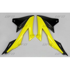 UFO OSŁONY CHŁODNICY SUZUKI RMZ 250 '19, RMZ 450 '18-19 KOLOR OEM (ŻÓŁTY/CZARNY)