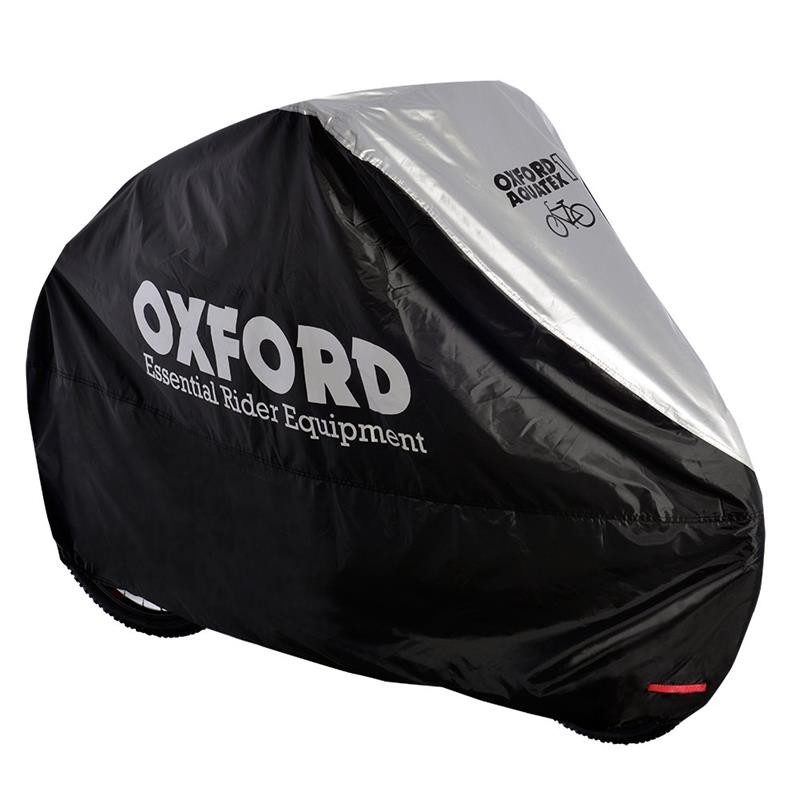 OXFORD AQUATEX ROWEROWY POKROWIEC WODOODPORNY NA ROWER KOLOR SZARY/CZARNY